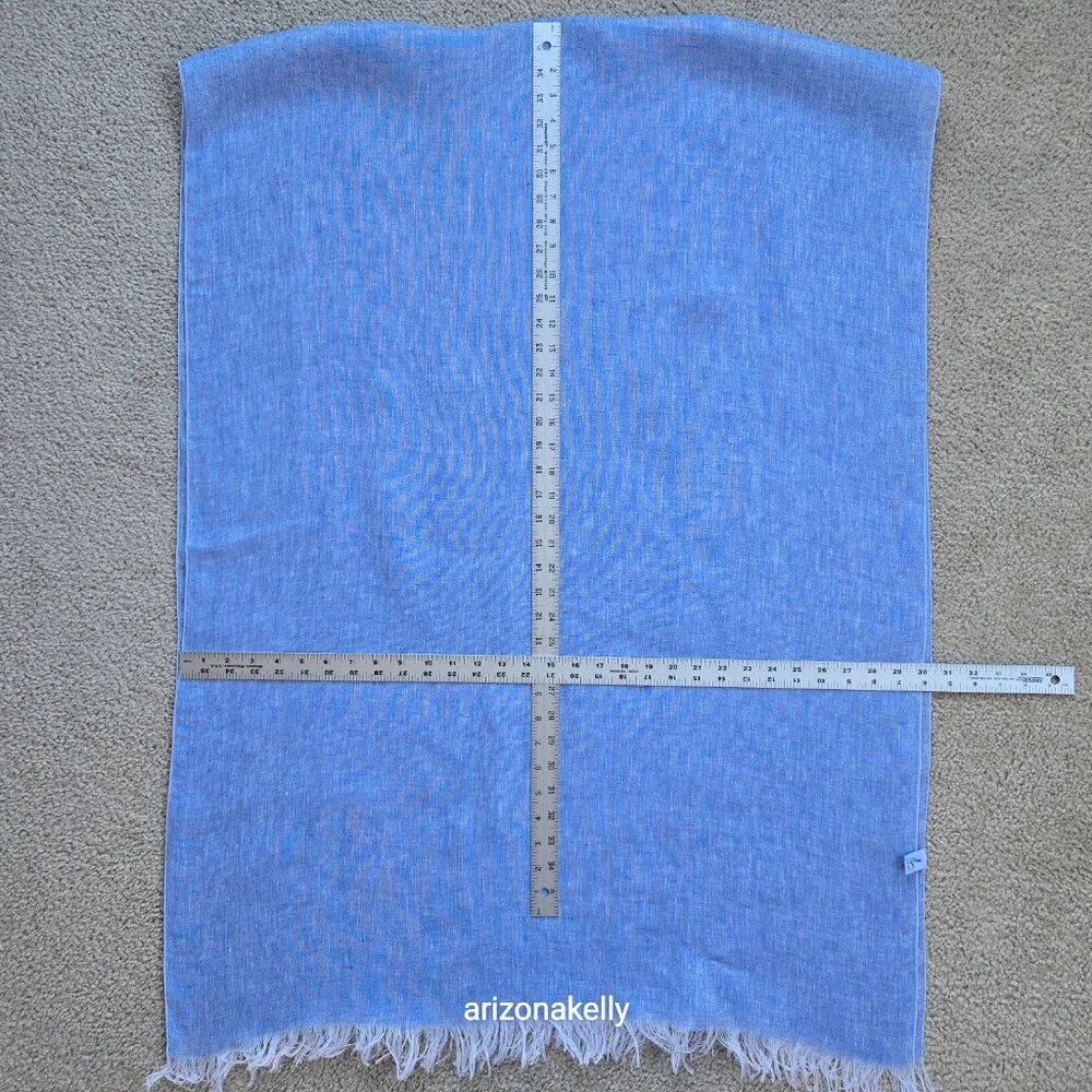 NWOT Linen Scarf Piu1951 Italian Linen Italy
